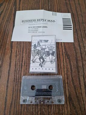 Vintage 1994 ZZ Top Antenna Music Cassette Tape